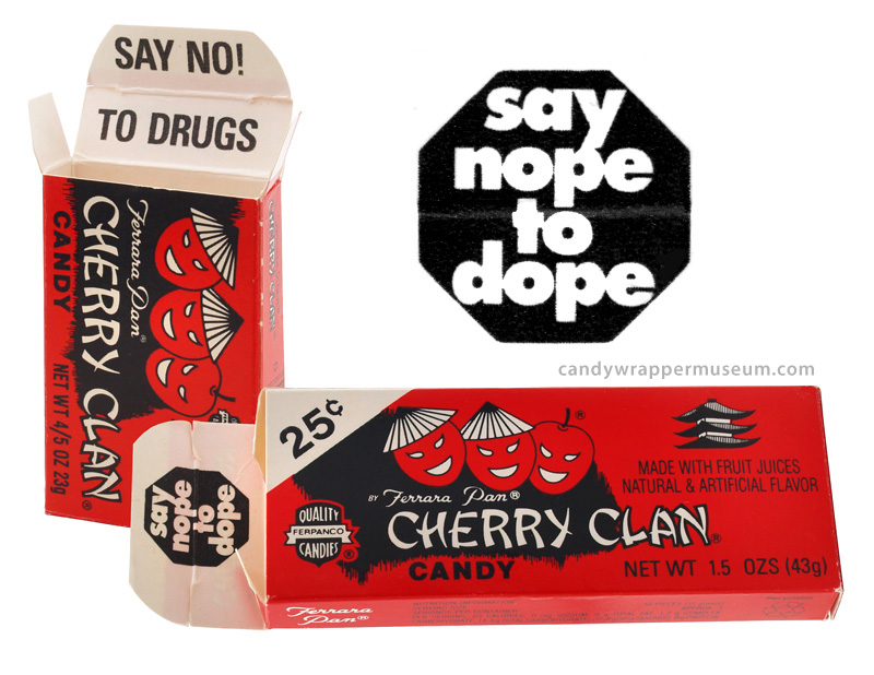 Cherry Clan Candy Ferrara Pan Say No To Drugs Nope To Dope  Boxes